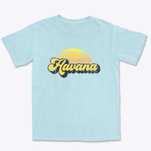 Havana Florida Sublime Sunset Premium Heavyweight T-shirt