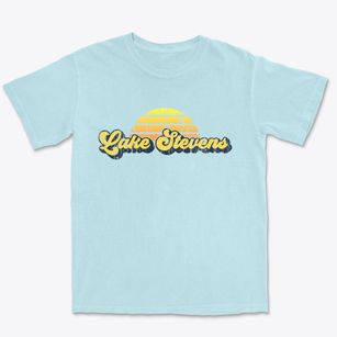 Lake Stevens Washington Sublime Sunset Premium Heavyweight T-shirt