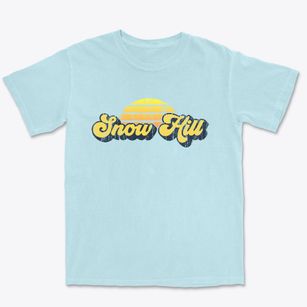 Snow Hill North Carolina Sublime Sunset Premium Heavyweight T-shirt