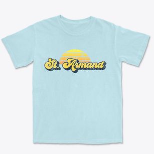 St. Armand New York Sublime Sunset Premium Heavyweight T-shirt