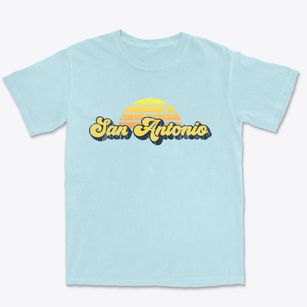 San Antonio Florida Sublime Sunset Premium Heavyweight T-shirt