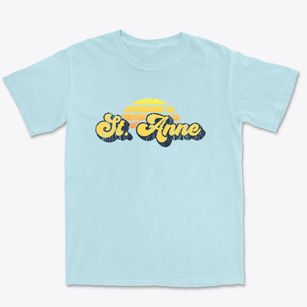 St. Anne Illinois Sublime Sunset Premium Heavyweight T-shirt