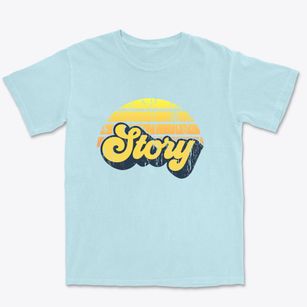 Story Wyoming Sublime Sunset Premium Heavyweight T-shirt