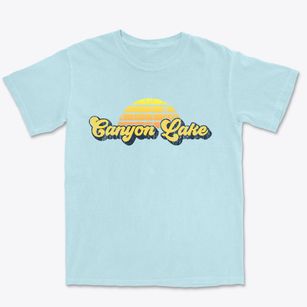 Canyon Lake Texas Sublime Sunset Premium Heavyweight T-shirt
