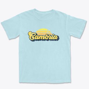 Cambria Wisconsin Sublime Sunset Premium Heavyweight T-shirt