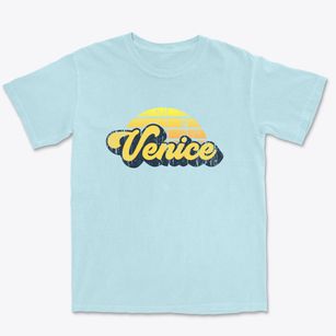 Venice Florida Sublime Sunset Premium Heavyweight T-shirt