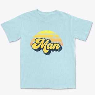 Man West Virginia Sublime Sunset Premium Heavyweight T-shirt