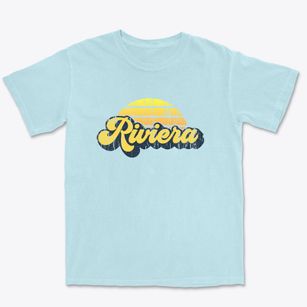 Riviera Texas Sublime Sunset Premium Heavyweight T-shirt