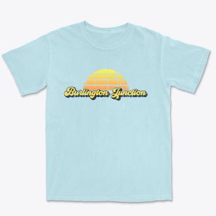 Burlington Junction Missouri Sublime Sunset Premium Heavyweight T-shirt