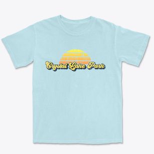 Crystal Lake Park Missouri Sublime Sunset Premium Heavyweight T-shirt