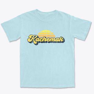 Kachemak Alaska Sublime Sunset Premium Heavyweight T-shirt