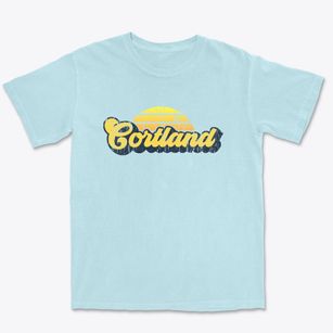 Cortland Nebraska Sublime Sunset Premium Heavyweight T-shirt