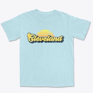 Cleveland Utah Sublime Sunset Premium Heavyweight T-shirt