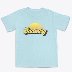 Sudbury Massachusetts Sublime Sunset Premium Heavyweight T-shirt