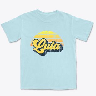 Lula Mississippi Sublime Sunset Premium Heavyweight T-shirt