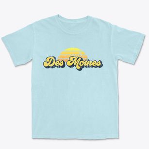 Des Moines New Mexico Sublime Sunset Premium Heavyweight T-shirt