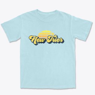 New Trier Minnesota Sublime Sunset Premium Heavyweight T-shirt