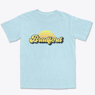 Bradford Iowa Sublime Sunset Premium Heavyweight T-shirt