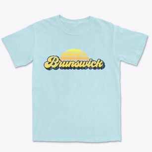 Brunswick New York Sublime Sunset Premium Heavyweight T-shirt