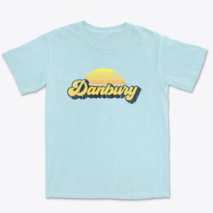 Danbury Connecticut Sublime Sunset Premium Heavyweight T-shirt