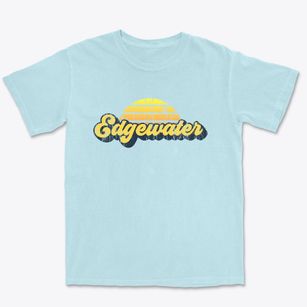 Edgewater Maryland Sublime Sunset Premium Heavyweight T-shirt