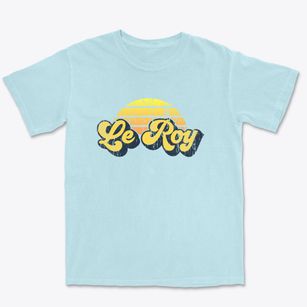 Le Roy New York Sublime Sunset Premium Heavyweight T-shirt
