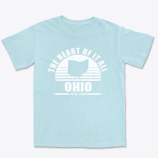  Ohio Sunset Premium Heavyweight T-shirt