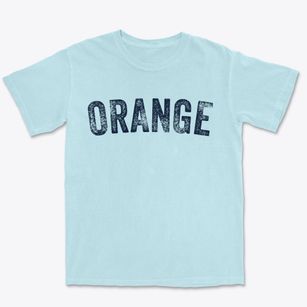 Orange California Timeless Retro Premium Heavyweight T-shirt