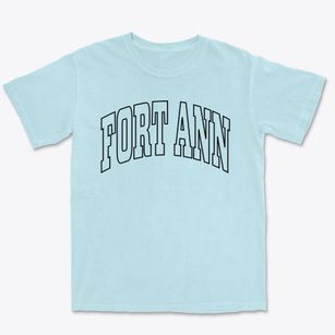 Fort Ann New York Trendy Block Premium Heavyweight T-shirt