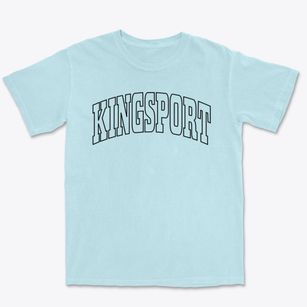 Kingsport Tennessee Trendy Block Premium Heavyweight T-shirt