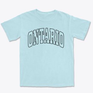 Ontario California Trendy Block Premium Heavyweight T-shirt