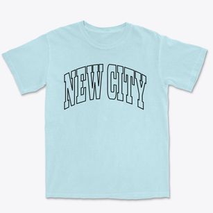 New City New York Trendy Block Premium Heavyweight T-shirt