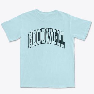 Goodwell Oklahoma Trendy Block Premium Heavyweight T-shirt