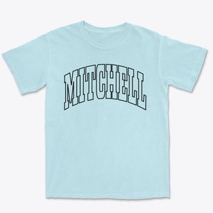 Mitchell Illinois Trendy Block Premium Heavyweight T-shirt
