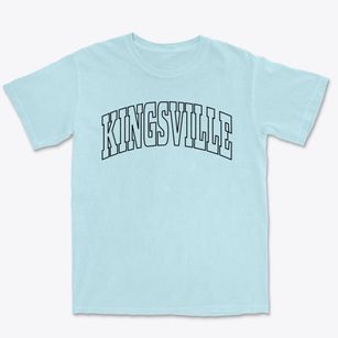 Kingsville Texas Trendy Block Premium Heavyweight T-shirt