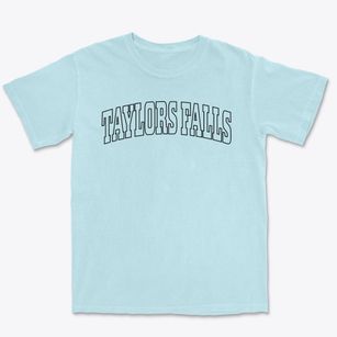 Taylors Falls Minnesota Trendy Block Premium Heavyweight T-shirt