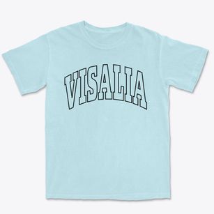 Visalia California Trendy Block Premium Heavyweight T-shirt