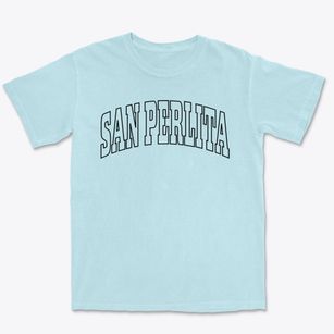 San Perlita Texas Trendy Block Premium Heavyweight T-shirt