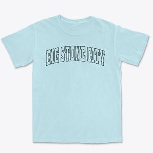 Big Stone City South Dakota Trendy Block Premium Heavyweight T-shirt