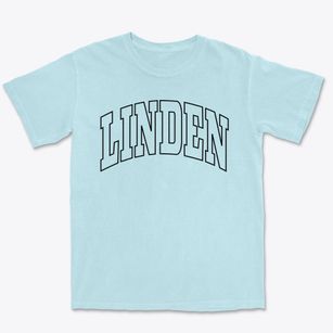 Linden Iowa Trendy Block Premium Heavyweight T-shirt