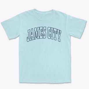 James City North Carolina Trendy Block Premium Heavyweight T-shirt