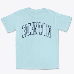 Edenton North Carolina Trendy Block Premium Heavyweight T-shirt