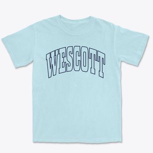 Wescott Wisconsin Trendy Block Premium Heavyweight T-shirt