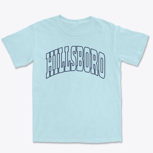 Hillsboro Missouri Trendy Block Premium Heavyweight T-shirt