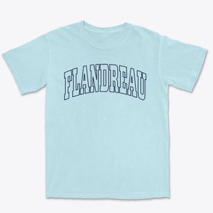 Flandreau South Dakota Trendy Block Premium Heavyweight T-shirt