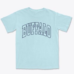 Buffalo Iowa Trendy Block Premium Heavyweight T-shirt