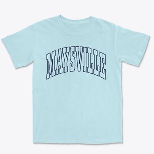 Maysville Oklahoma Trendy Block Premium Heavyweight T-shirt