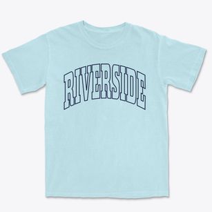 Riverside Iowa Trendy Block Premium Heavyweight T-shirt