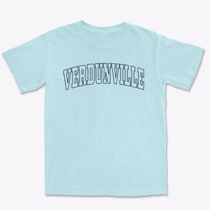 Verdunville West Virginia Trendy Block Premium Heavyweight T-shirt