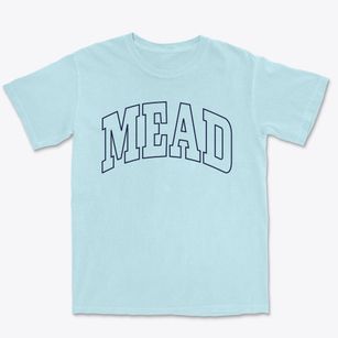 Mead Nebraska Trendy Block Premium Heavyweight T-shirt